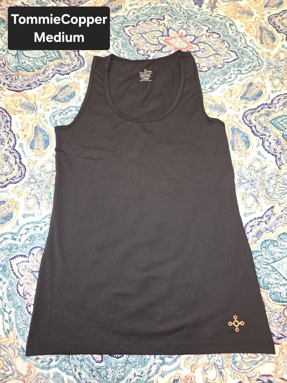 TOMMIECOPPER Women's Black Compression Tank NWOT